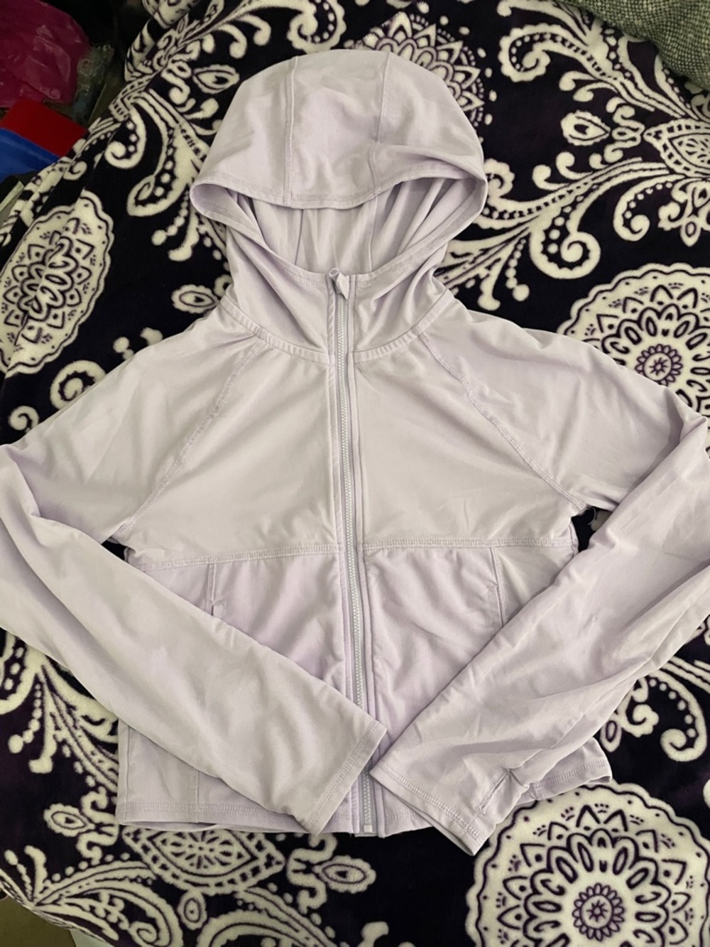 Old Navy Light Lavender Zip-Up Hoodie